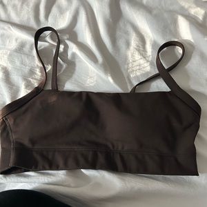 GAPfit brown mocha sports bra